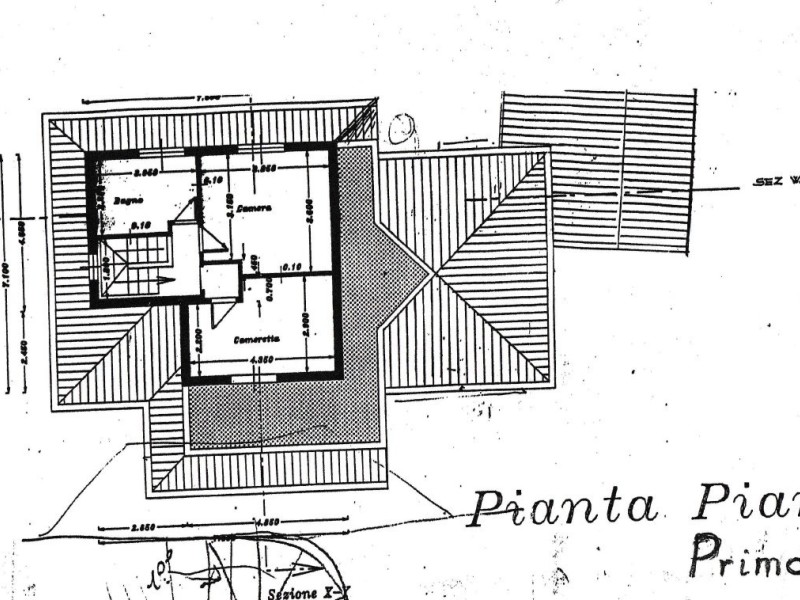 planimetria - Villa singola in vendita a Pietrasanta