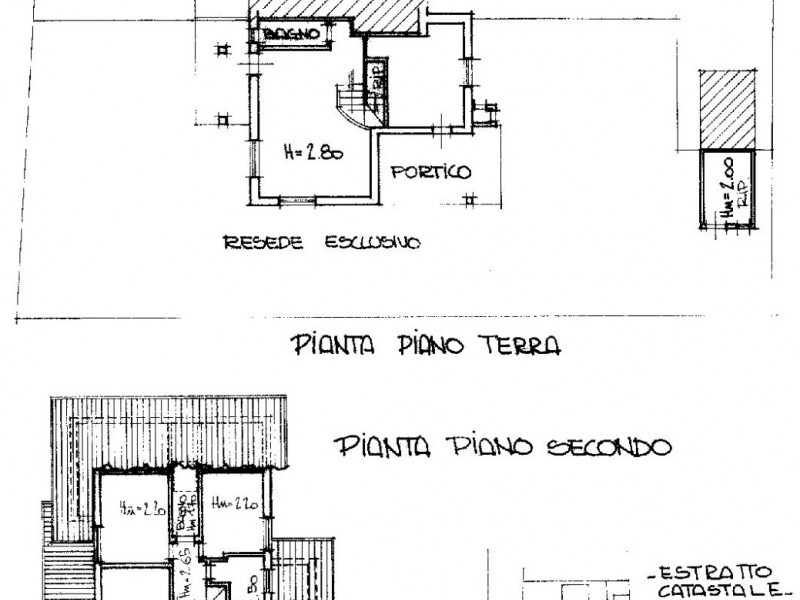 planimetria - Villa singola in vendita a Pietrasanta