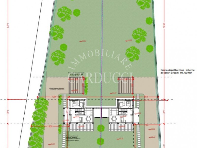 planimetria - Terreno in vendita a Pietrasanta