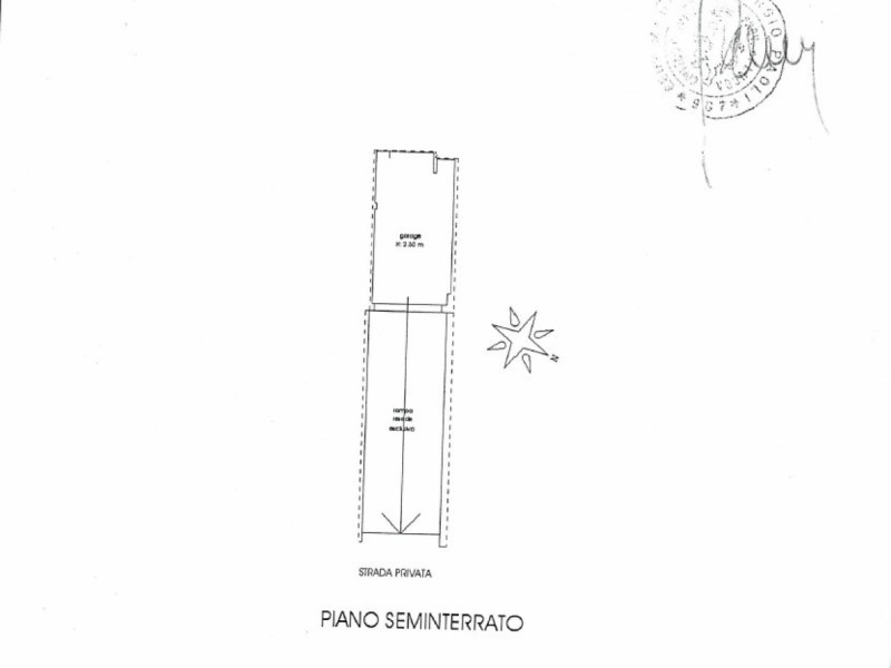 planimetria - Bifamiliare in vendita a Pietrasanta