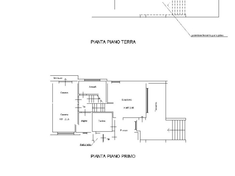 planimetria - Villa singola in vendita a Pietrasanta