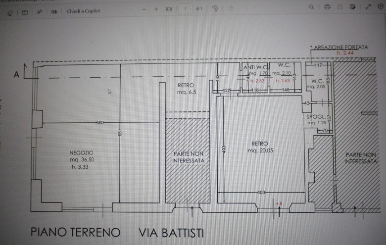 Fondo Commerciale in affitto a Viareggio