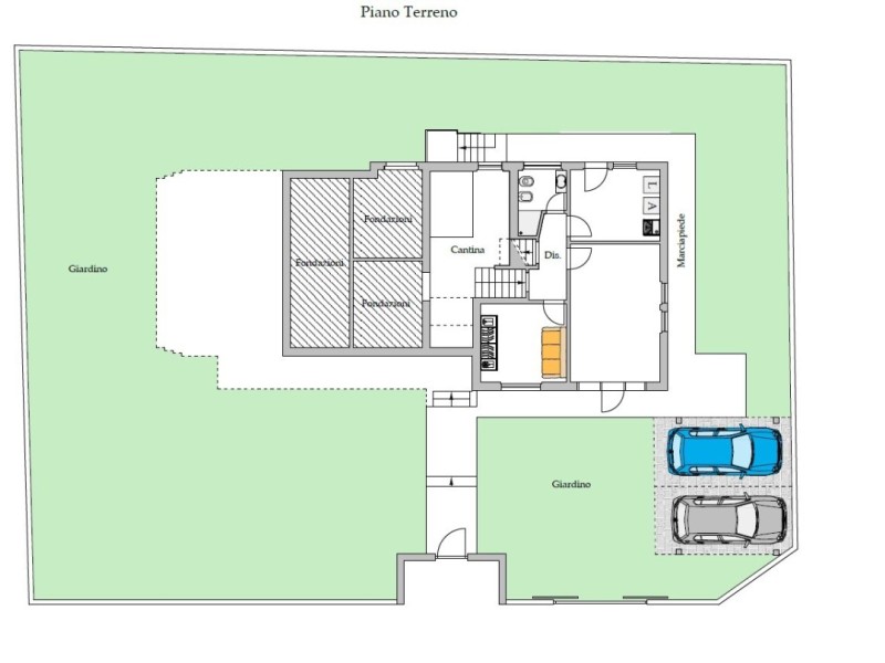 planimetria - Villa singola in vendita a Pietrasanta
