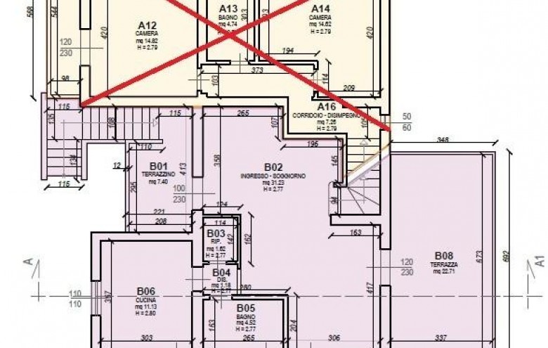 Appartamento in vendita a Montignoso