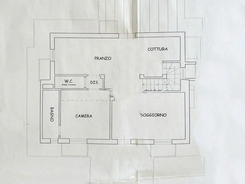 planimetria - Villa singola in vendita a Pietrasanta