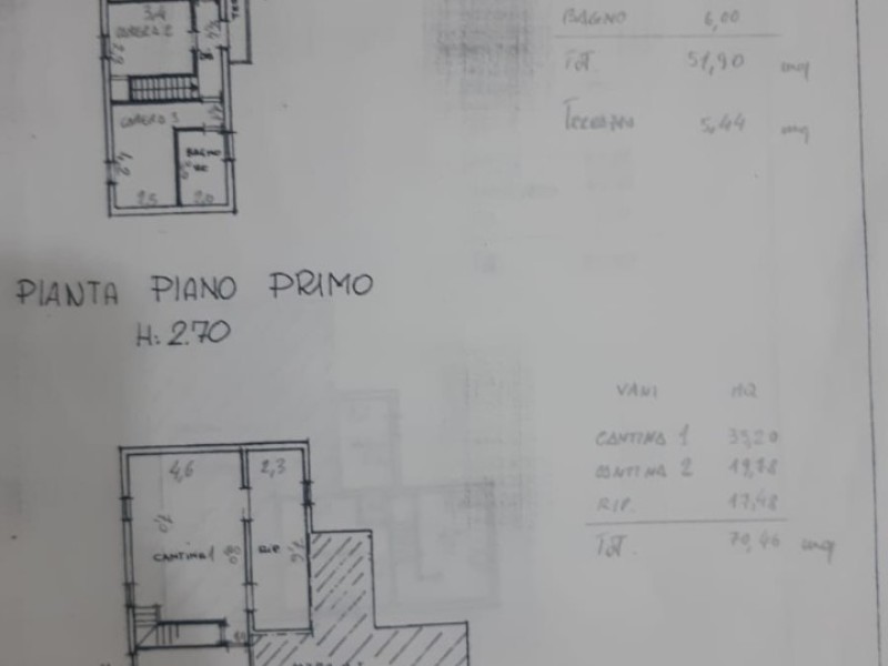 planimetria - Rustico in vendita a Camaiore