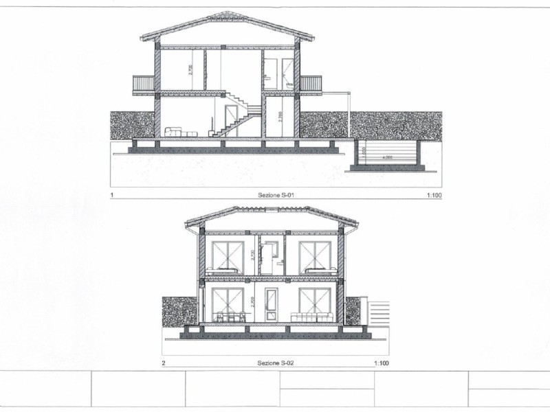 planimetria - Villa singola in vendita a Pietrasanta
