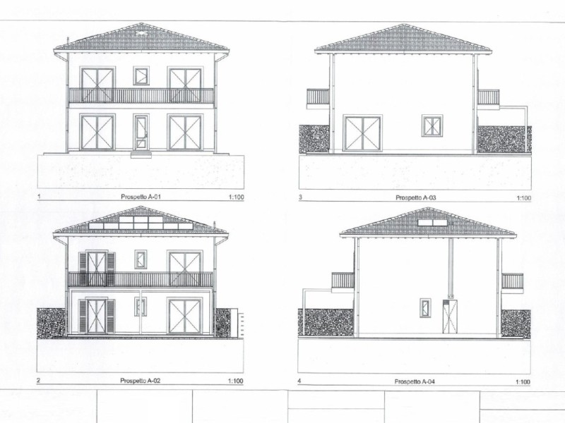 planimetria - Villa singola in vendita a Pietrasanta