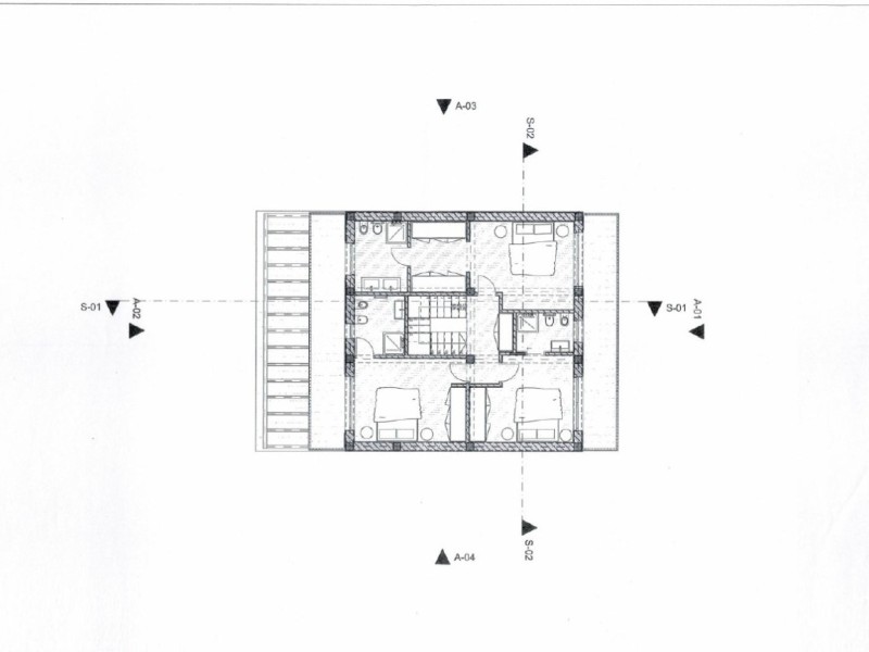 planimetria - Villa singola in vendita a Pietrasanta