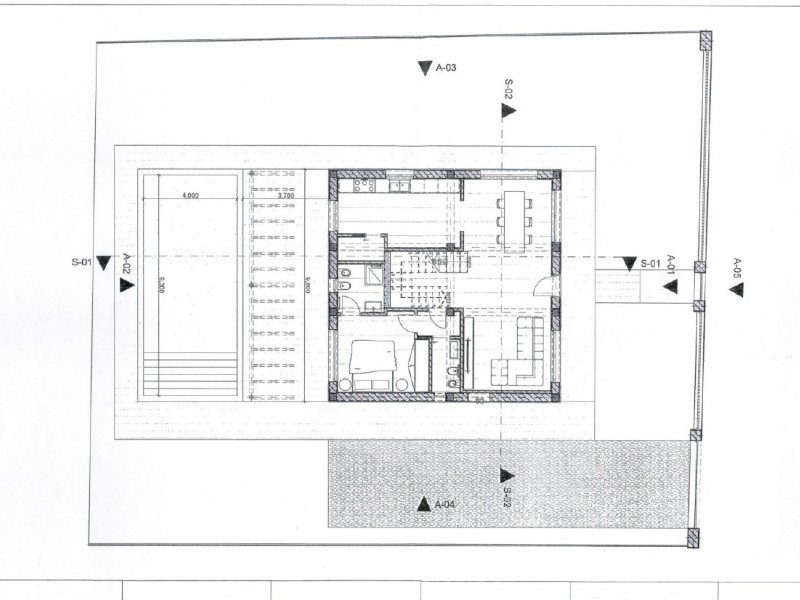 planimetria - Villa singola in vendita a Pietrasanta