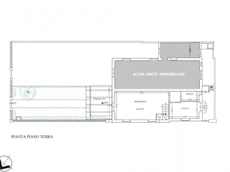 planimetria - Villa singola in vendita a Pietrasanta