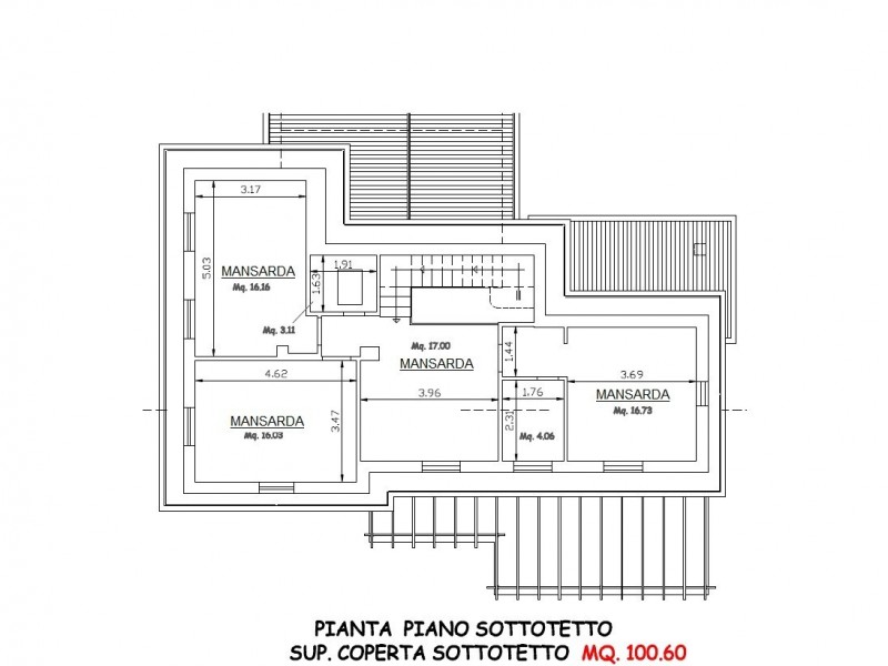 planimetria - Bifamiliare in vendita a Pietrasanta