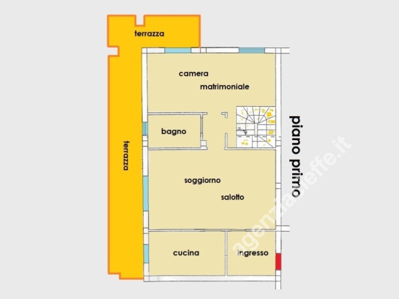 planimetria - Appartamento in vendita a Massa