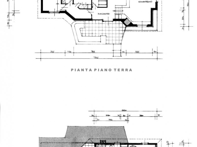 planimetria - Villa singola in vendita a Camaiore