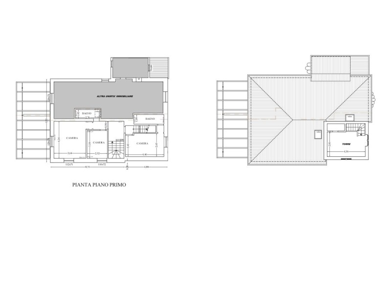 planimetria - Bifamiliare in vendita a Pietrasanta