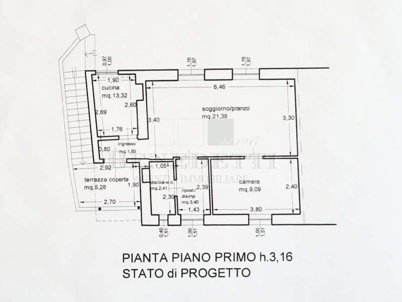 planimetria - Appartamento in vendita a Pietrasanta