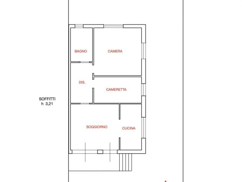 planimetria - Villa singola in vendita a Viareggio