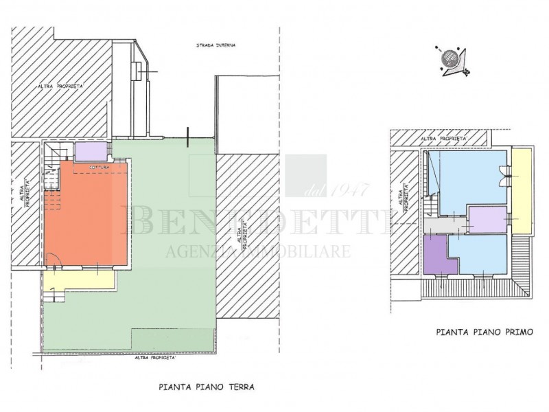 planimetria - Terratetto in vendita a Pietrasanta