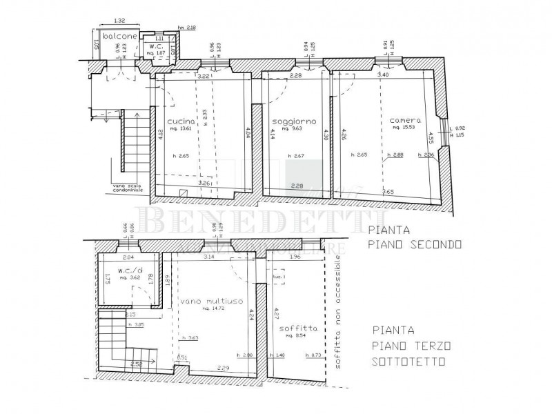 planimetria - Appartamento in vendita a Pietrasanta