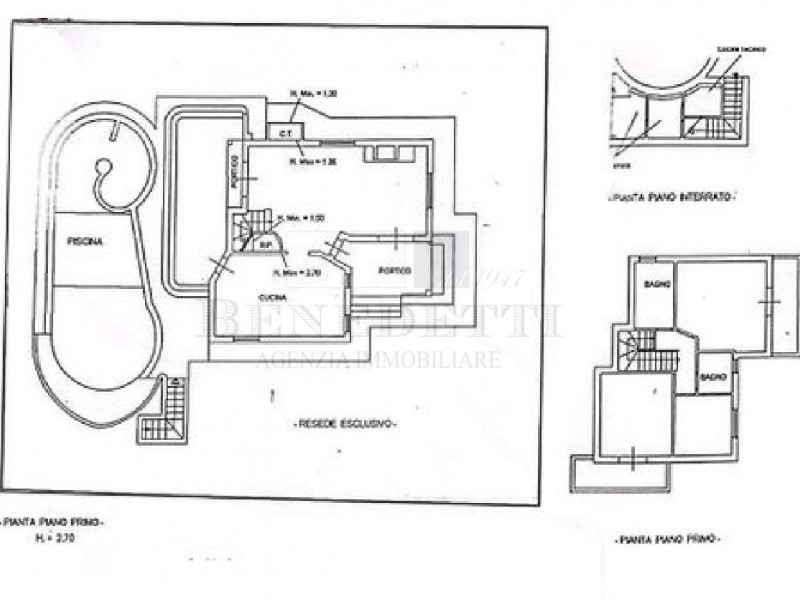 planimetria - Villetta a schiera in vendita a Pietrasanta