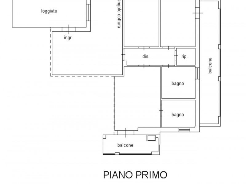 planimetria - Appartamento in vendita a Pietrasanta