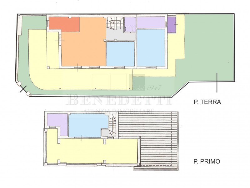 planimetria - Terratetto in vendita a Pietrasanta