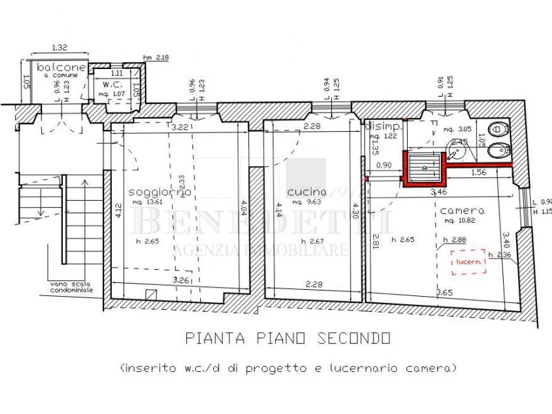 planimetria - Appartamento in vendita a Pietrasanta