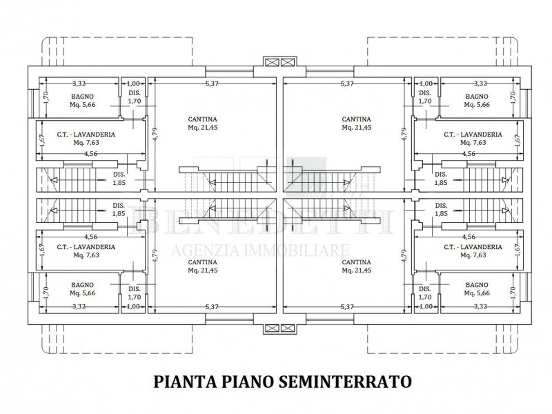 planimetria - Terratetto in vendita a Camaiore