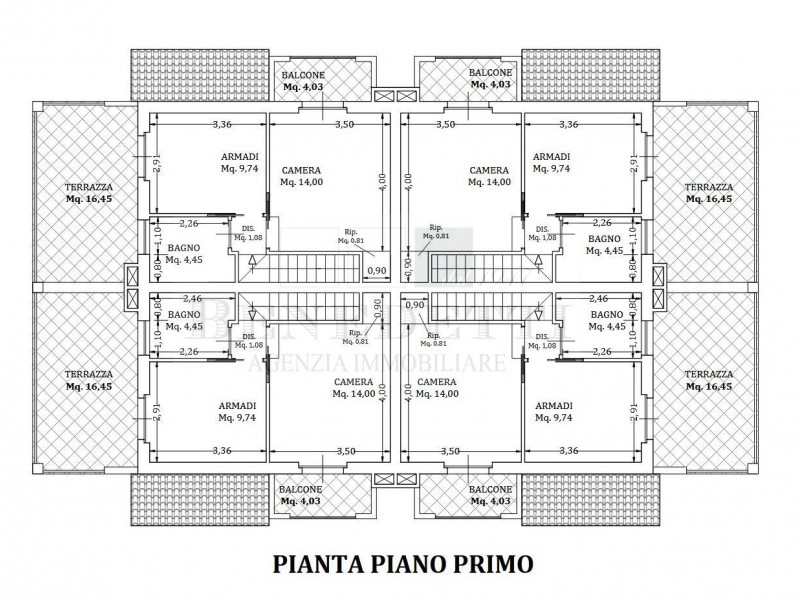 planimetria - Terratetto in vendita a Camaiore