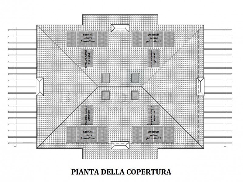 planimetria - Terratetto in vendita a Camaiore