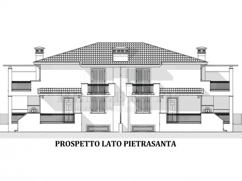 planimetria - Terratetto in vendita a Camaiore