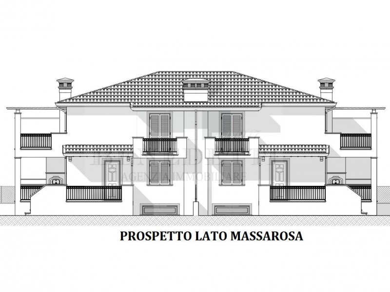 planimetria - Terratetto in vendita a Camaiore