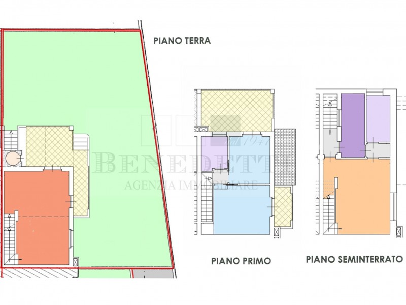planimetria - Terratetto in vendita a Camaiore