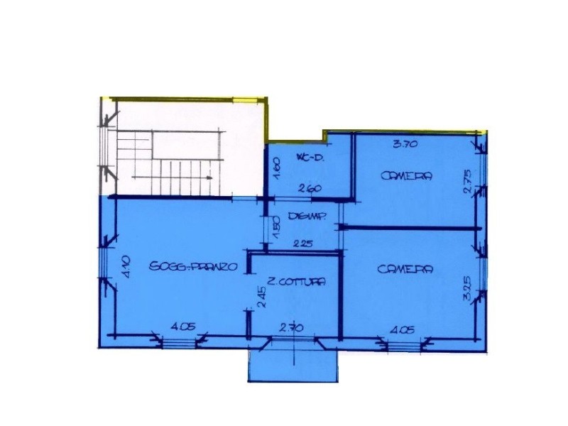 planimetria - Appartamento in affitto a Pietrasanta