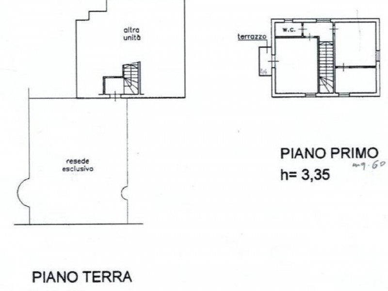planimetria - Villa singola in vendita a Pietrasanta