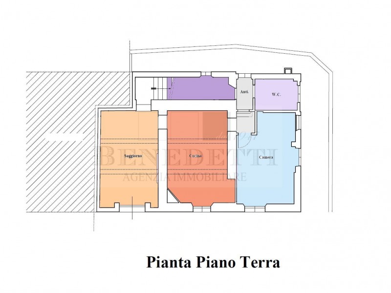 planimetria - Terratetto in vendita a Pietrasanta