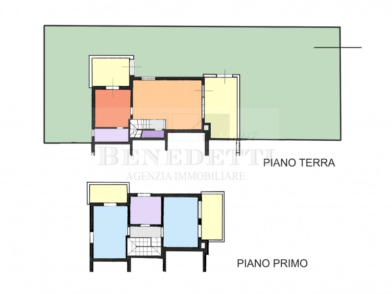 planimetria - Villetta a schiera in vendita a Pietrasanta