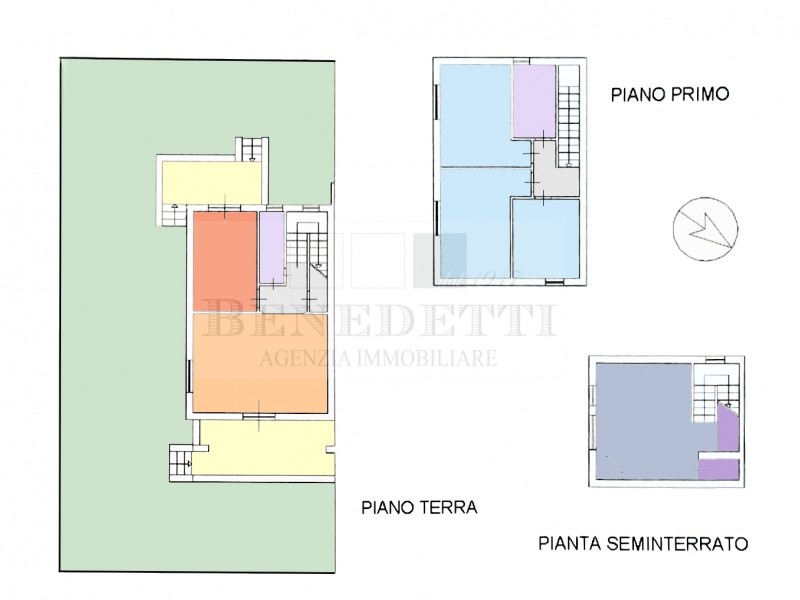 planimetria - Terratetto in vendita a Pietrasanta