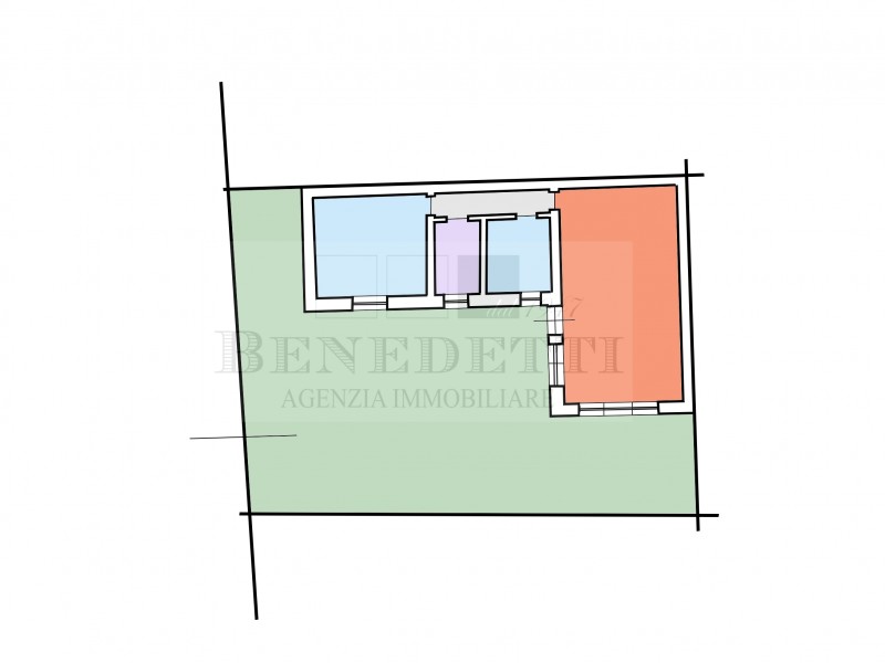 planimetria - Villetta a schiera in vendita a Pietrasanta