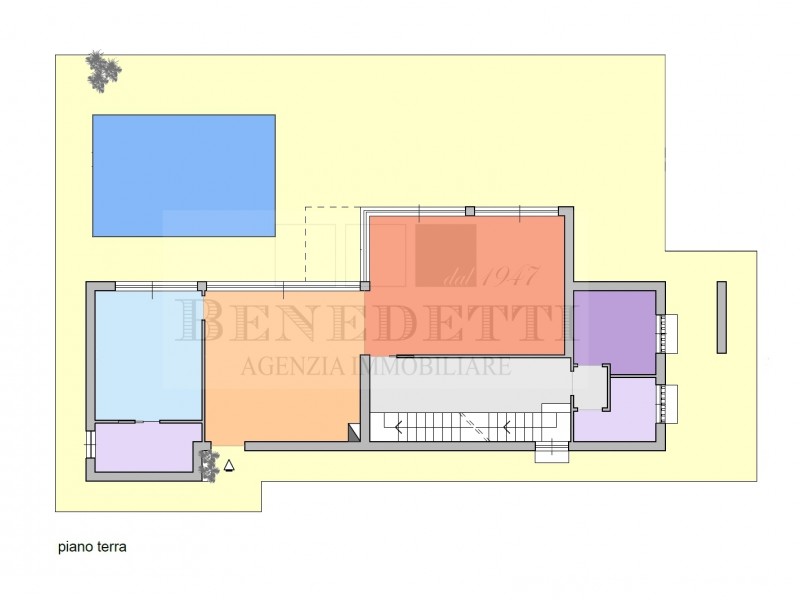 planimetria - Villetta a schiera in vendita a Pietrasanta