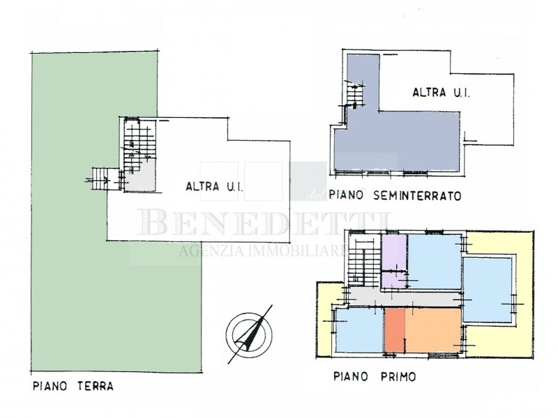 planimetria - Villetta a schiera in vendita a Pietrasanta