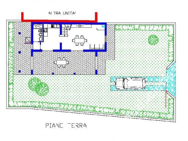 planimetria - Bifamiliare in vendita a Massa