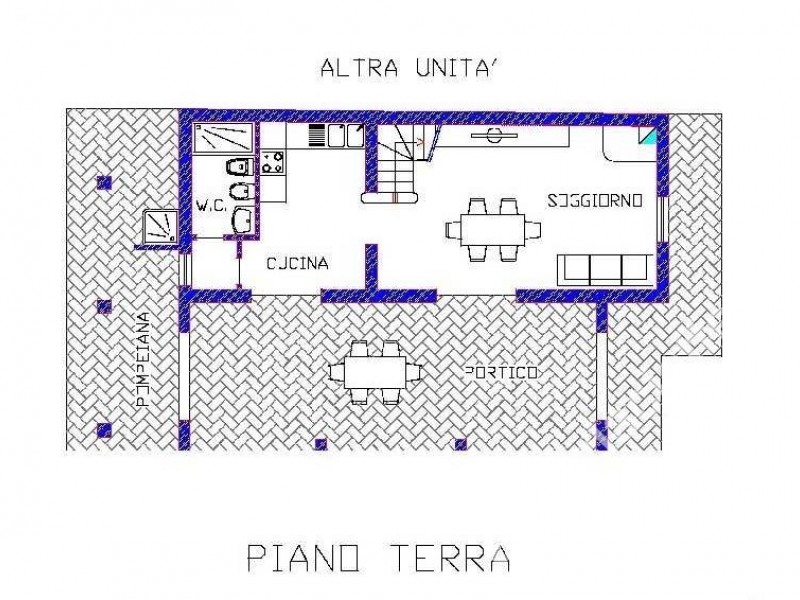 planimetria - Bifamiliare in vendita a Massa