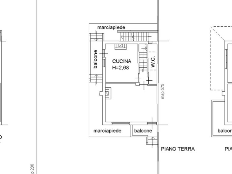 planimetria - Bifamiliare in vendita a Camaiore