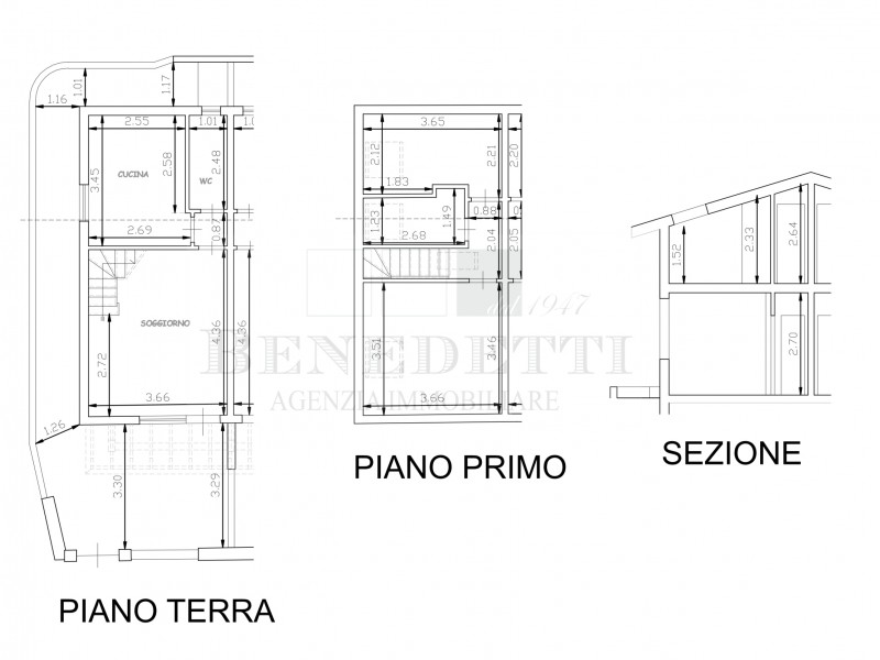 planimetria - Villetta a schiera in vendita a Pietrasanta