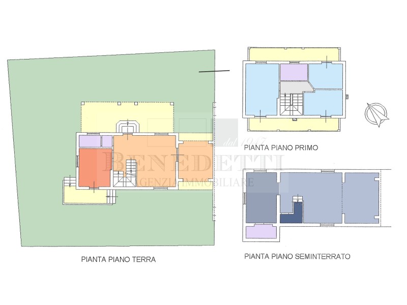 planimetria - Villetta a schiera in vendita a Pietrasanta