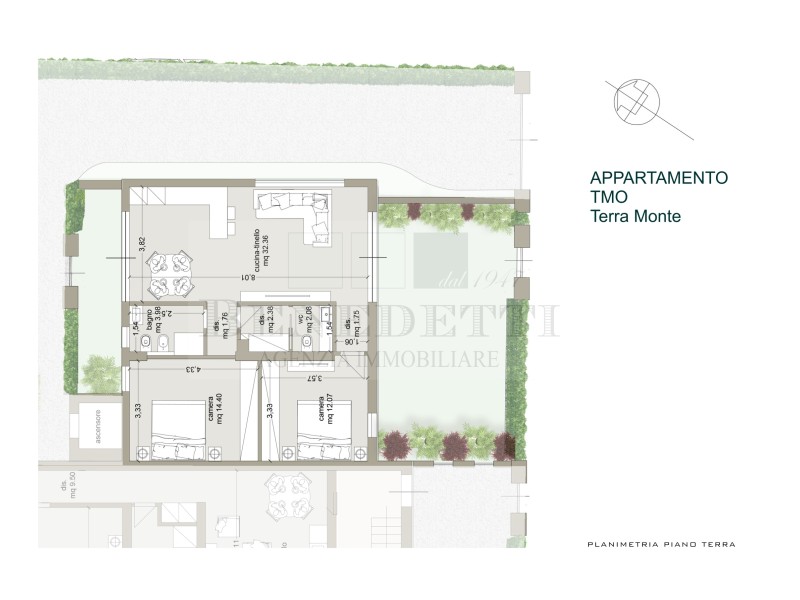 planimetria - Appartamento in vendita a Pietrasanta