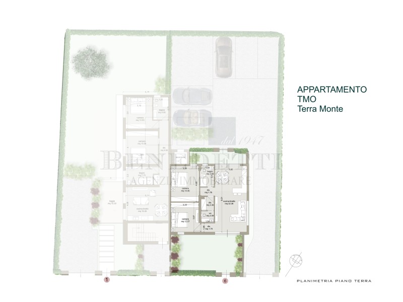 planimetria - Appartamento in vendita a Pietrasanta