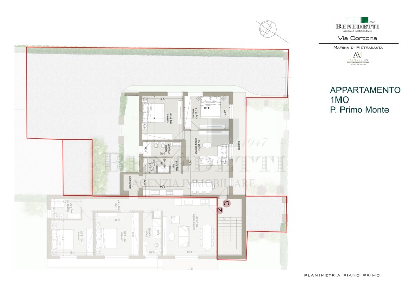 planimetria - Appartamento in vendita a Pietrasanta