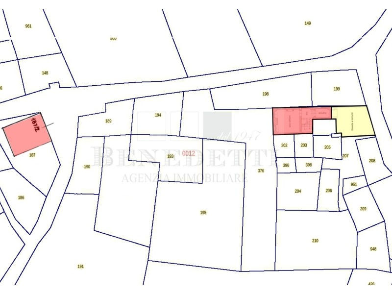 planimetria - Terratetto in vendita a Pietrasanta